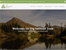 Tablet Screenshot of myirelandtour.com